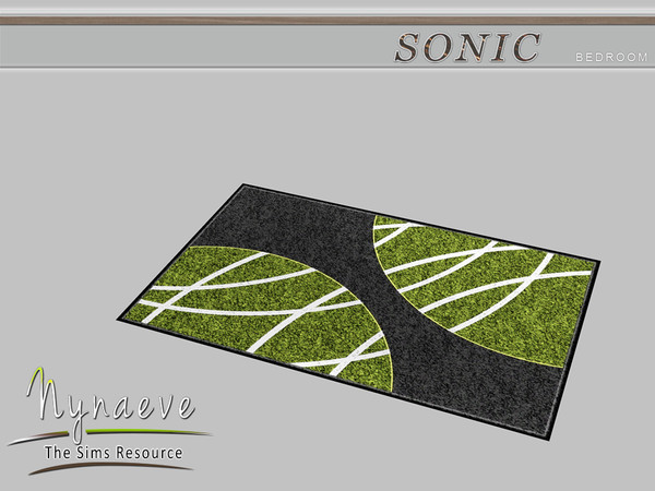 Sims 3 — Sonic Bedroom Rug by NynaeveDesign — Sonic Bedroom - Rug Located in: Decor - Rugs Price: 50 Tiles: 3x2
