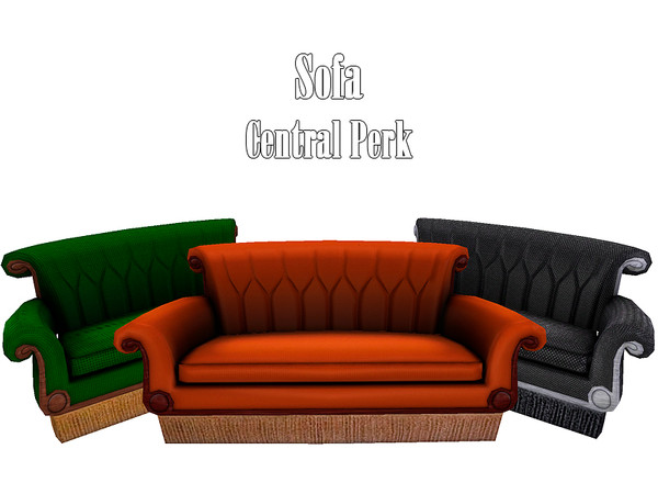 The Sims Resource - Central Perk Sofa