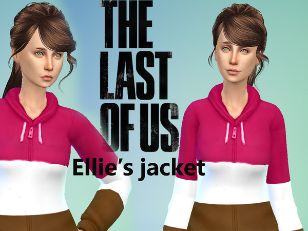 Sims 4 — THE LAST OF US | Ellie's Jacket by xmisguidedghostx — Ellie's fall jacket.