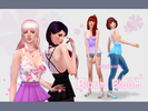 Sims 4 — manueaPinny-Bloom bloom by nueajaa — Flossy style 2 'Bloom Bloom' 18 colors for you