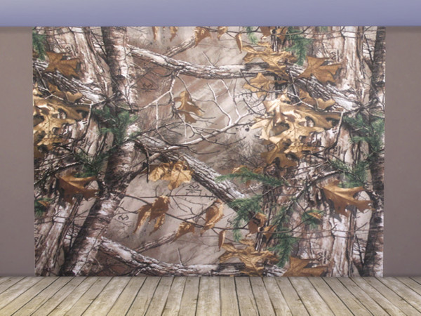 Sims 4 — Realtree Camoflage Wall Mural by Forsaken0062 — My first attempt at a wall mural! Enjoy! Happy Hunting! This