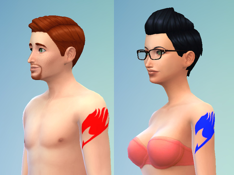 The Sims Resource - Fairy Tail Tattoo