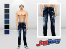 Sims 4 — Fix And Patches Denim Jeans by McLayneSims — Standalone item 6 Swatches No recoloring Please don't upload my