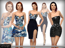 Sims 4 — SET 08 - Fall '15 by DarkNighTt — Fall '15 Set. Have 4 items (2 dresses, 1 skirt, one top). Have new meshes