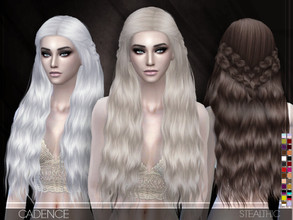 Sims 4 — Stealthic - Cadence (Female Hair) by Stealthic — -Compatible with hats -27 Colors -All LOD's -Teen through elder