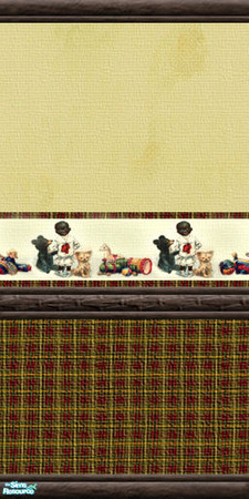 Sims 2 — LCCD - Best Wishes 3 - 04 by perelinka — Let's celebrate Children's Day! Best Wishes 3-04 green wallpaper with