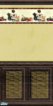 Sims 2 — LCCD - Best Wishes 3 - 02 by perelinka — Let's celebrate Children's Day! Best Wishes 3-02 green wallpaper with