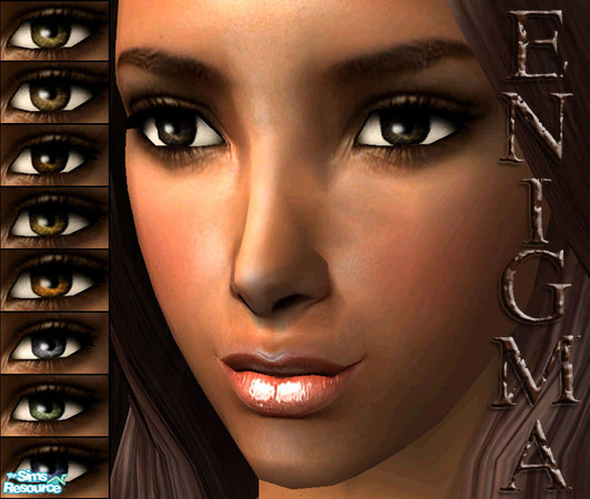 Sims 2 — 'Enigma' eye set - Natural by ClaudiaDS9 — "Our happiness has color, light of multiple shades. It can last