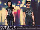 Sims 4 — Breathe Carolina Savages Worldwide T-Shirt Unisex by ShinraStrife — This shirt was released during Breathe