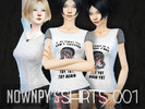 Sims 4 — Homura & Two Color Shirts - Spa Day Needed by pabrya — Spa Day Game Pack needed. - One Homura shirt and a 2