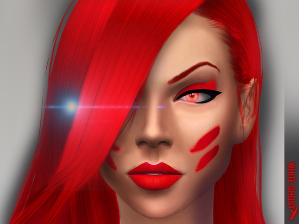 Sims 4 — [Lipstick] - Space Ghost by WhiteGhost — ~Color/s: Red Cian Yellow Violet Enjoy :)!! 