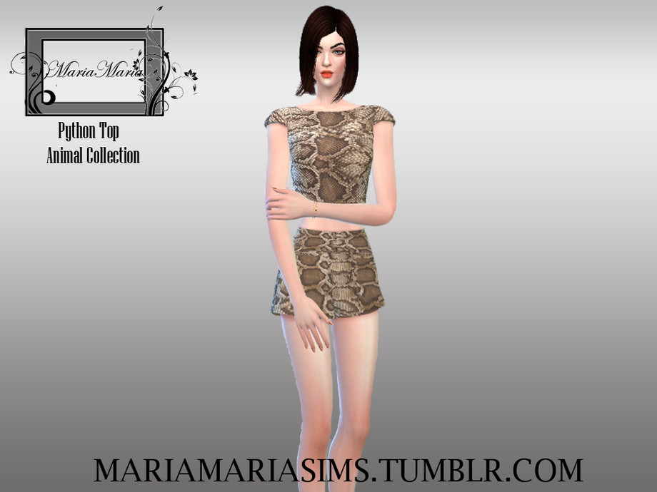 The Sims Resource - MariaMaria Python Top