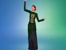 Sims 4 — Hocus Pocus Dress Winnie by samurphy — Recolor done with inspiration from Winnie Sanderson's costume in Hocus