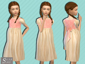 Sims 4 — Shabby Chic for a girl by SegerSims — * A lovely dress for any occasion, like - Everyday, Formal, Party *