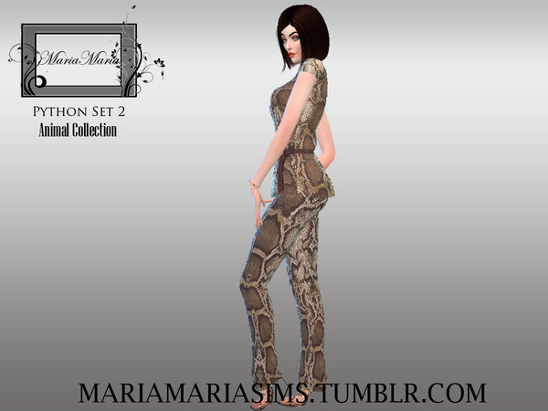 The Sims Resource | MariaMaria Python Set 2