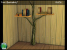 Sims 4 — XCC - Tree BookShelf by XCC2 — Dead tree? we can reuse it to make a bookshelf. price: 1000 size : 2x1 Available