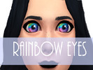 Sims 4 — Rainbow Eyes by SilliiBean — Here are some super cool rainbow eyes for The Sims 4! They come for all genders and