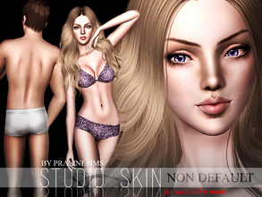 Sims 3 — Studio Skin NON DEFAULT by Pralinesims — Fully handpainted skintone for your sims. Give them a new look! For all