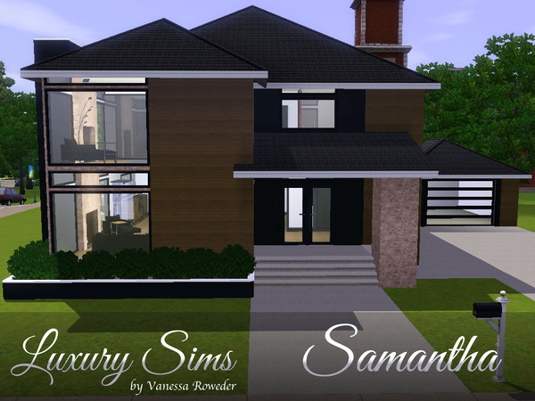 Sims 3 — Samantha by vanessaroweder — Samantha is an great family house, with 3 bedrooms, 1 bathroom, kitchen, living