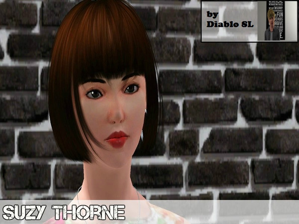 Sims 3 — Suzy Thorne by Diablo_SL — Suzy Thorne-This pretty chick has a big hope in her future life.She wanna live with