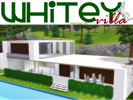 Sims 3 — Whitey Villa by heavyezrialover — Whitey Villa with a big pool. There's a kitchen a livingroom and a bedroom.