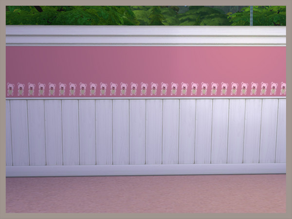 Sims 4 — Teddy themed wall by kinder10000 — Teddy themed wall for your Sim children