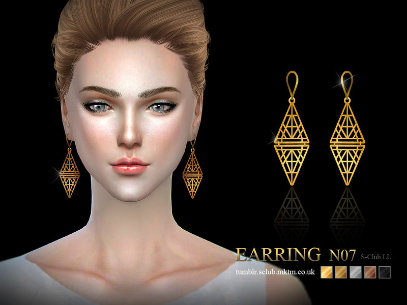 The Sims Resource S Club Ll Ts4 Earring 07f