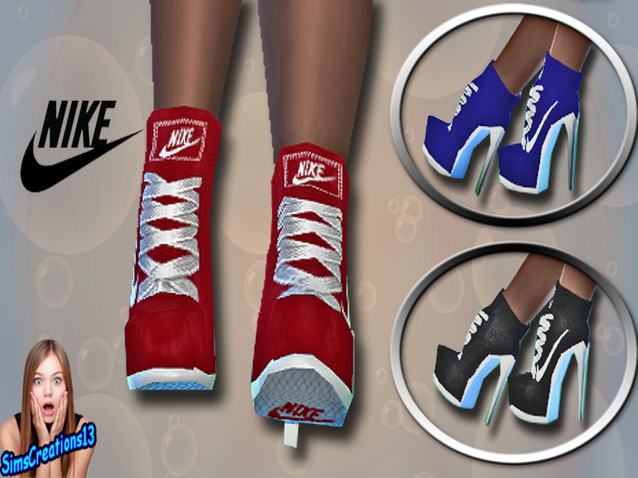 The Sims Resource Nike Ankle Boots Mesh Needed
