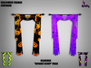 Sims 4 — Halloween Themed Curtains by NiteSkky — Halloween themed curtains. Requires "Spooky stuff" pack to