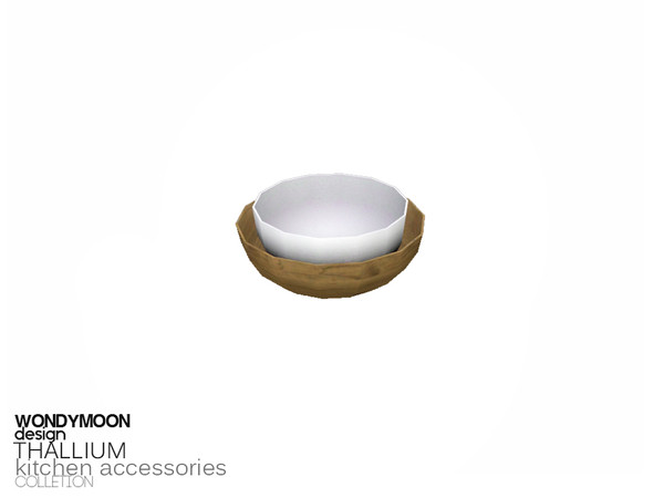 Sims 3 — Thallium Bowls by wondymoon — - Thallium Kitchen Accessories - Bowls - Wondymoon|TSR - Oct'2015