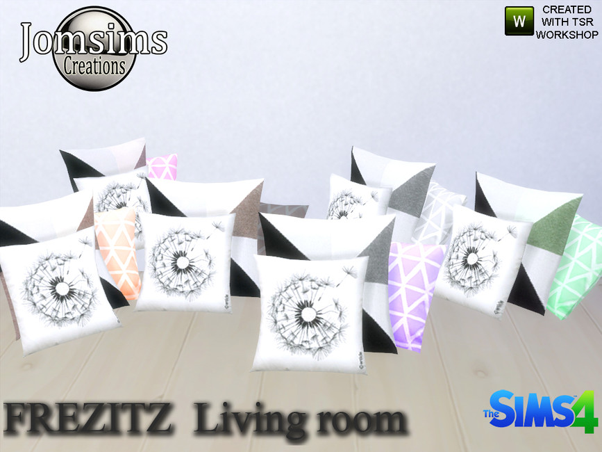 The Sims Resource Frezitz cushions sofa