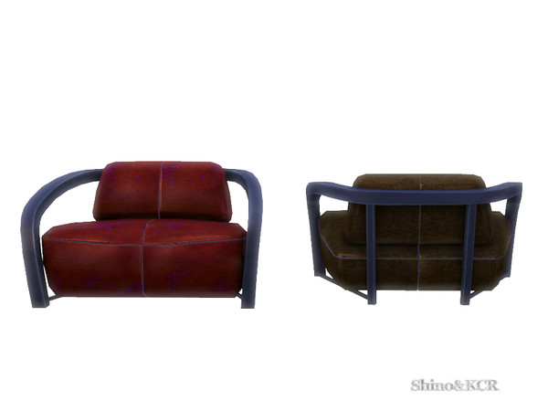 Sims 4 — Bedroom Loft - Lounge Chair Recolors by ShinoKCR — Comfortable Leatherchair