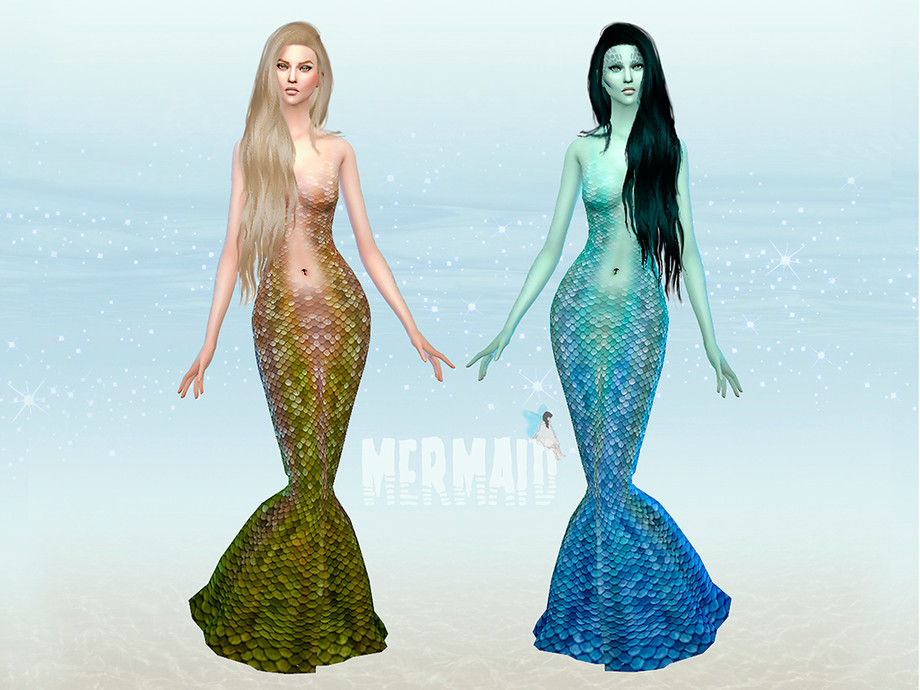 The Sims Resource - Mermaid Costume