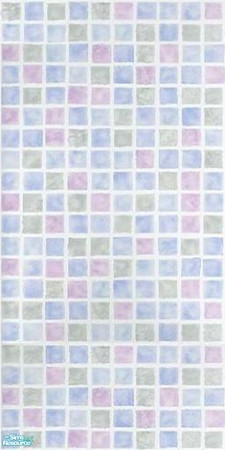 Sims 2 — Tutti Frutti tile wall by tamlfra — Pastel tile wall for your bathroom, or pool!