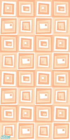 Sims 2 — Studio K RT - Peach by StudioKhagerks — 28 colors total. Can be found under Wallpapers. Coordinates with Studio