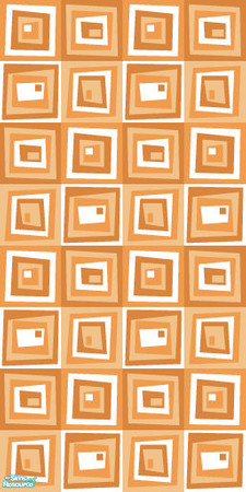 Sims 2 — Studio K RT - Papaya by StudioKhagerks — 28 colors total. Can be found under Wallpapers. Coordinates with Studio
