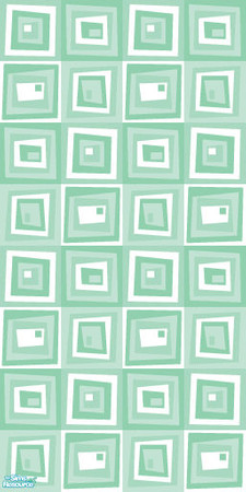 Sims 2 — Studio K RT - Mint by StudioKhagerks — 28 colors total. Can be found under Wallpapers. Coordinates with Studio K