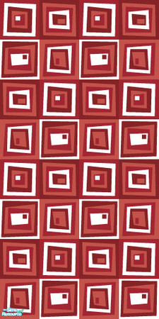 Sims 2 — Studio K RT - Maroon by StudioKhagerks — 28 colors total. Can be found under Wallpapers. Coordinates with Studio