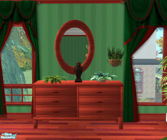 Sims 2 — Horizons Bedroom  Chaktekok - Mirror by TSR Archive — Meshes for the Horizons bedroom were made by Paleoanth.