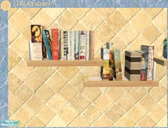 Sims 2 — Maya Kitchen Citygirl - Bookshelf by Eisbaerbonzo — I\'ve never tried if the item is working as a bookshelf or