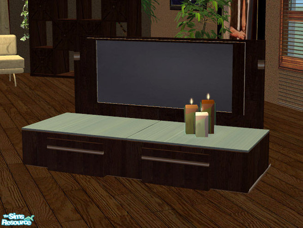 Sims 2 — Roma Living Set- NEW MESH- TV Table by RockinRobin — Made by the finest Italian craftsman, this set will give