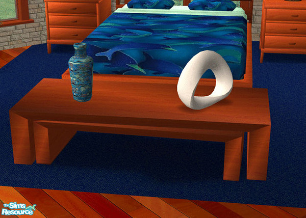 Sims 2 — Horizons bedroom Cherry  - Coffee Table by TSR Archive —  Meshes for the Horizons bedroom were made by