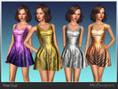 Sims 3 — Pixie Dust by MissDaydreams — Pixie Dust is a fancy, flared mini dress made of shiny fabric. Comes in single