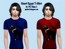 Sims 4 — Egypt T-Shirt by ngsims32 — Egypt T-Shirt by NG Sims 3 I created in Sims 4 Studio and Photoshop CS4. more Egypt