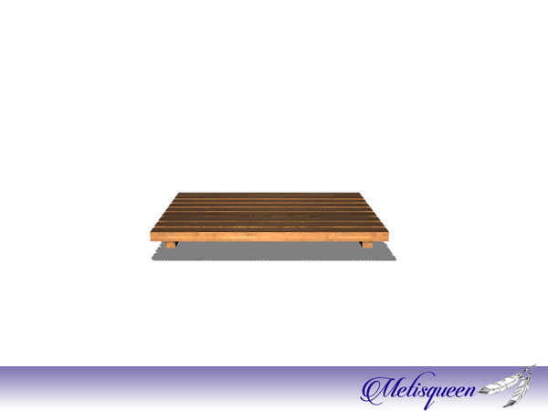 Sims 3 — Metisqueen_GenessaBathroomMat by metisqueen2 — Wood bathmat for Genessa Bathroom