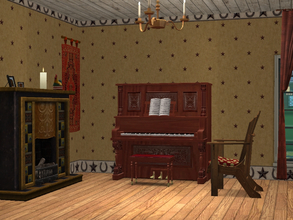 Sims 2 — Wild West Wallpaper by allison731 — Wallpaper with the theme of the Wild West. Wall Specifications: Category: