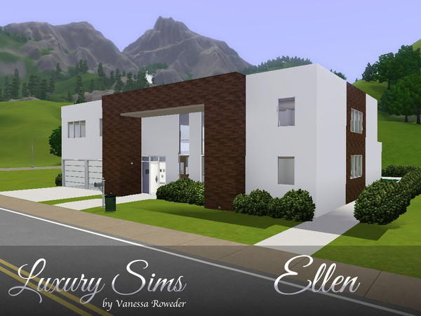 Sims 3 — Ellen by vanessaroweder — Ellen is an optimal house for the family, with 3 bathrooms, office, 4 bedrooms, living