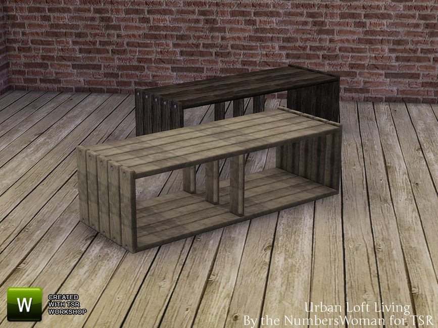 The Sims Resource Urban Loft Living Coffee Table