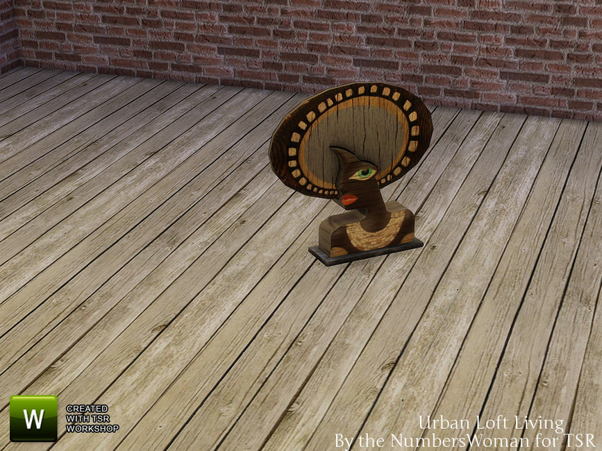 The Sims Resource Urban Loft Living Head Statue