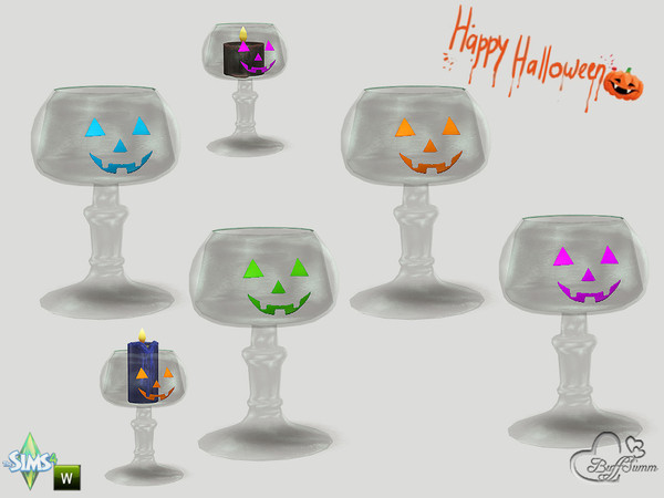 Sims 4 — Happy Halloween Pumpkin Glas by BuffSumm — Part of the *Happy Halloween 2015* Set!